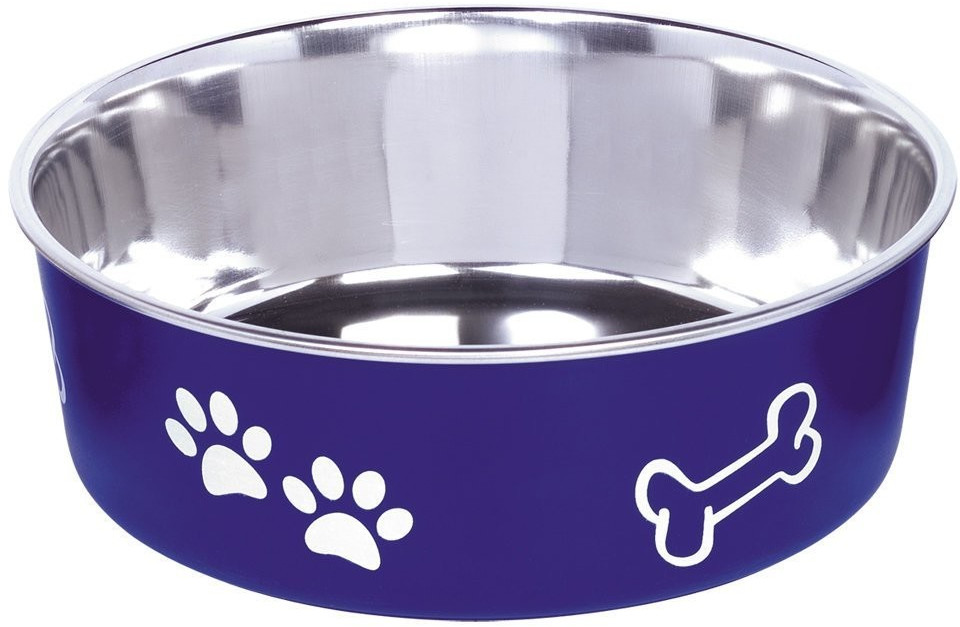 Nobby Stainless Steel Feeding Bowl FUSION blue