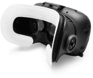 100 STÜCKE Schwarz Schutz Hygiene 3D VR Brille Augenmaske Pads für HTC Vive GGWU 