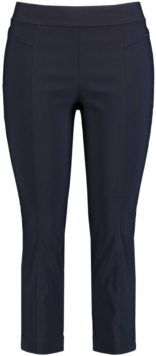 Samoon Lucy Stretchy comfortable 3/4-length trousers navy (140100-29090-81000)