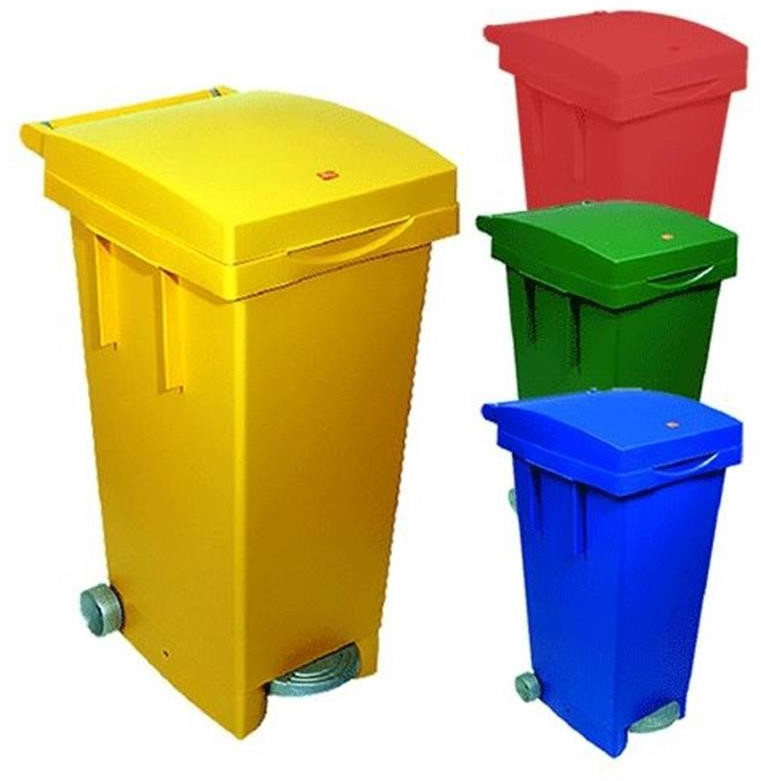 ICS Separate Waste Bin 80 Lt Blue