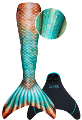 XTrem Mermaidens Originals Enfant 122/134 Bronzed Emerald