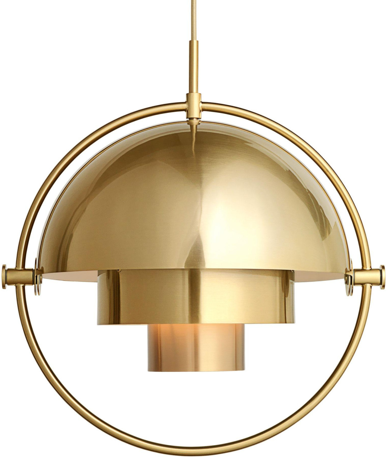 Gubi Multi-Lite Pendant Ø 36cm Brass