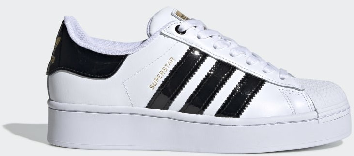 Adidas Superstar Bold Women cloud white core black gold metallic a 139 00 oggi Migliori prezzi e offerte su idealo