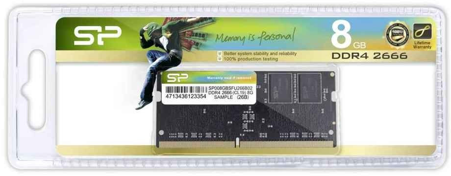 Silicon Power 8 Go DDR4-2666 CL19 (SP008 GoSFU266B02)