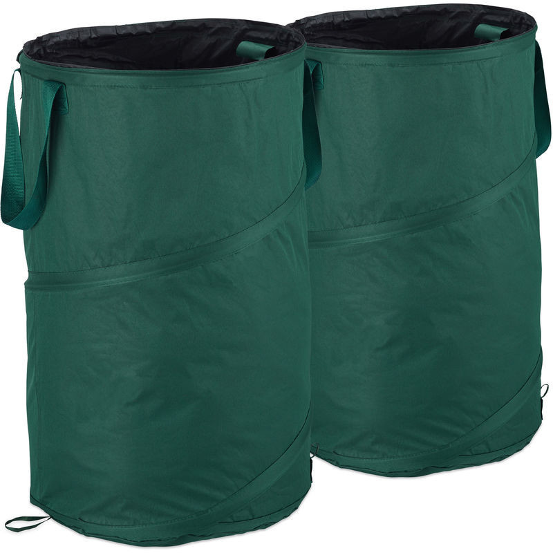 Relaxdays Pop Up Leaf Bags ∅ 44cm 120L (2 pcs)