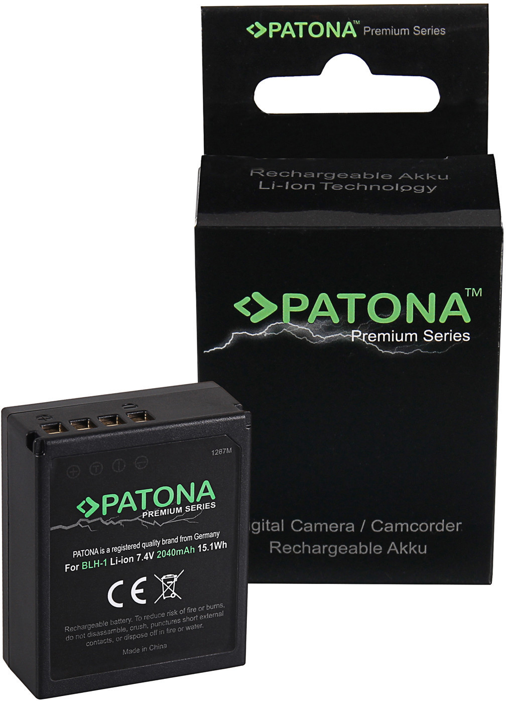 Patona Alternative for Olympus BLH-1 (2040mAh)