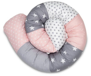 - Nestchenschlange für das Babybett Motiv: Sterne ULLENBOOM ® Baby Bettschlange 120x13 cm Rosa Grau Made in EU Bettrolle zur Bettumrandung im Kinderbett Bezug: 100% ÖkoTex Baumwolle - Nestchenschlange für das Babybett Motiv: Sterne ULLENBOOM ® Baby Bettschlange 120x13 cm Rosa Grau Made in EU Bettrolle zur Bettumrandung im Kinderbett Bezug: 100% ÖkoTex Baumwolle