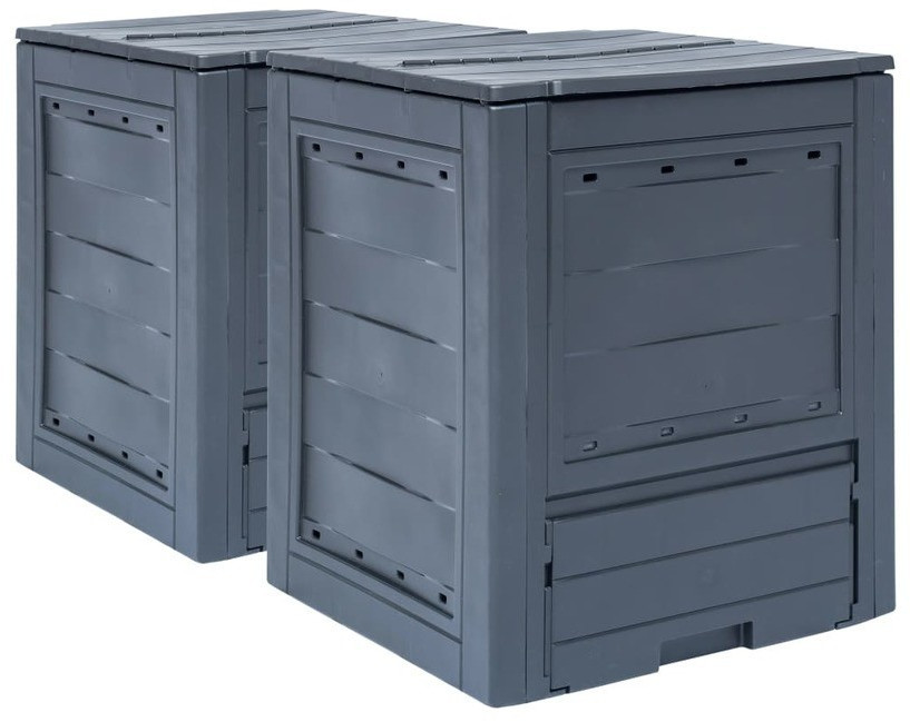 VidaXL Garden Composter 520 L Grey