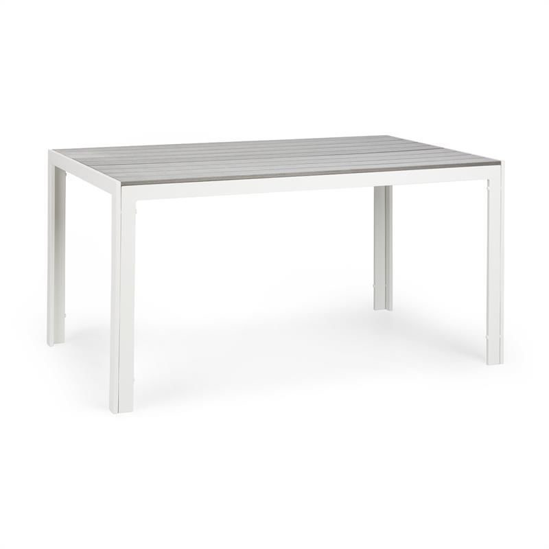 Blumfeldt BIlbao Garden table 150x90 cm white/grey