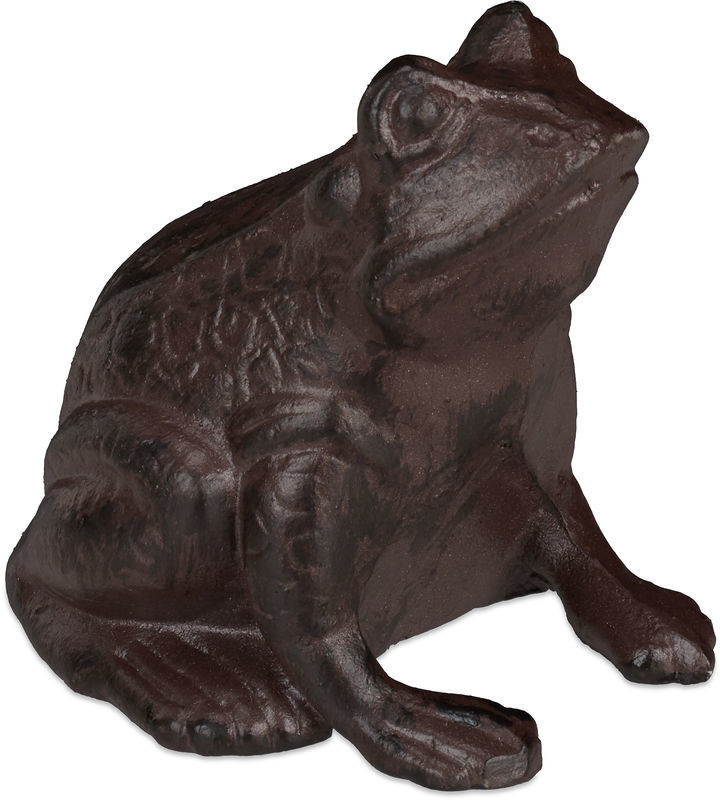Relaxdays Cast Iron Decorative Frog