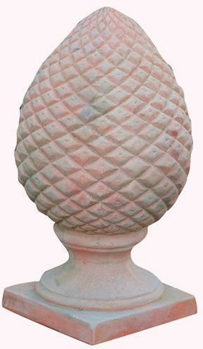Biscottini International Aged Terracotta Pine Cone