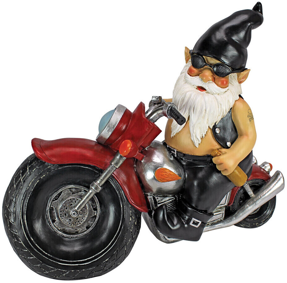 Design Toscano Axle Grease Motorcycle Dwarf