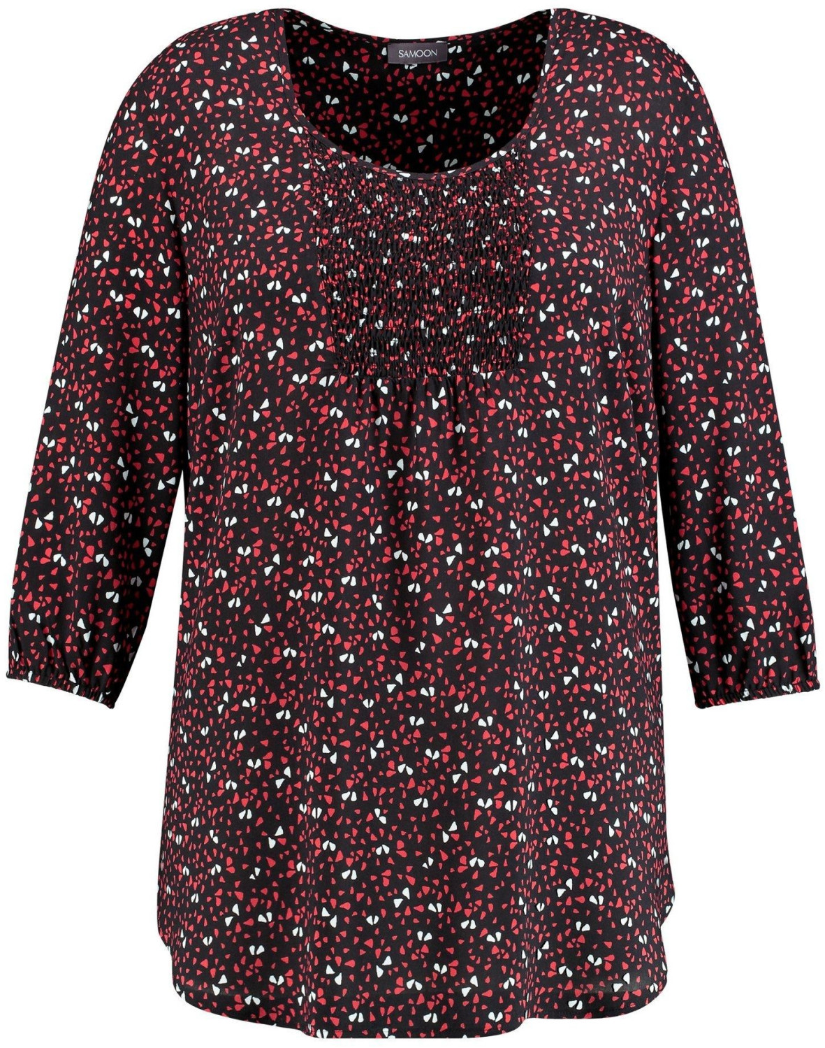 Samoon tunic with all-over print women black eyed (140001-29205-1102)