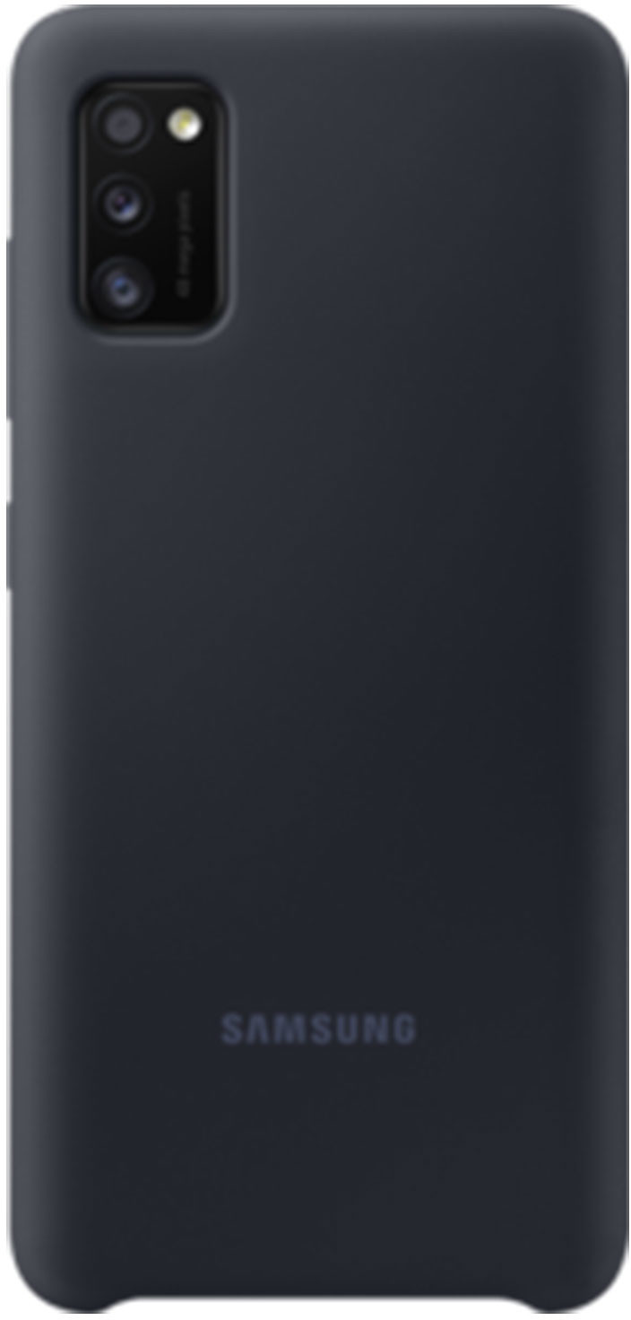 Samsung Silicone Cover (Galaxy A41) Black