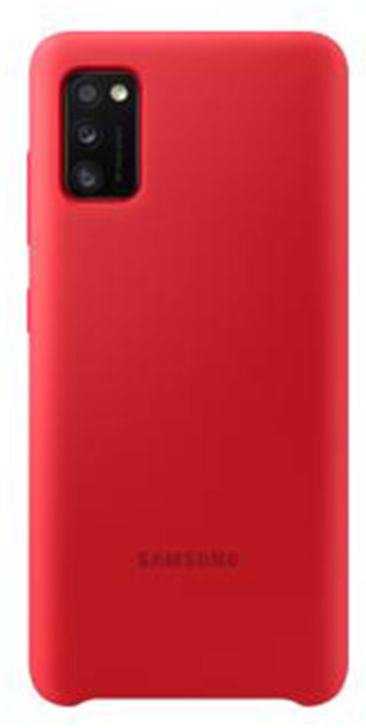 Samsung Silicone Cover (Galaxy A41) Red