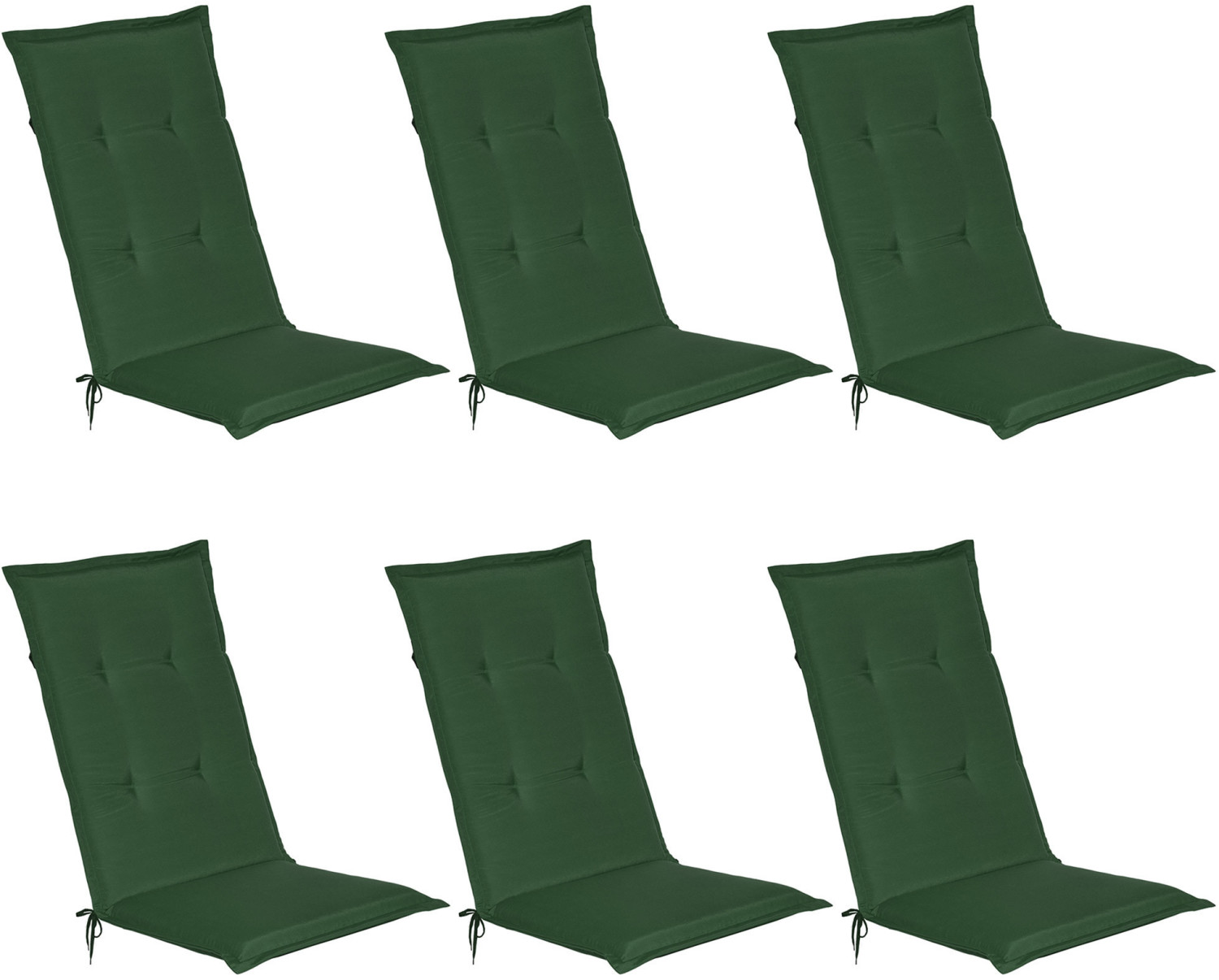 Beautissu Loft Hl 120x50 cm Set of 6 Green