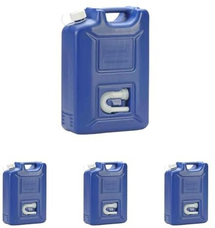 Kanister-vertrieb® 2 Taniche Da 20 Litri In Plastica Blu – HDPE Alimentare, BPA Free – Omologate ONU, Impilabili