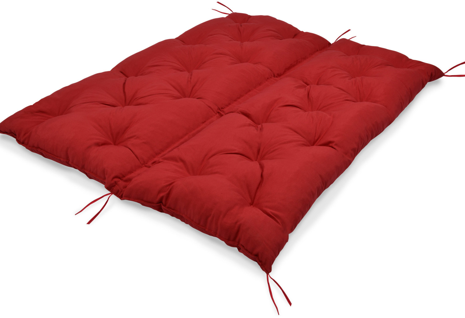 Beautissu Flair Br 100x100x10 cm Red