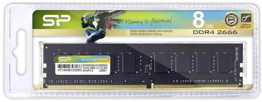 Silicon Power 8 Go DDR4-2666 CL19 (SP008 GoLFU266B02)