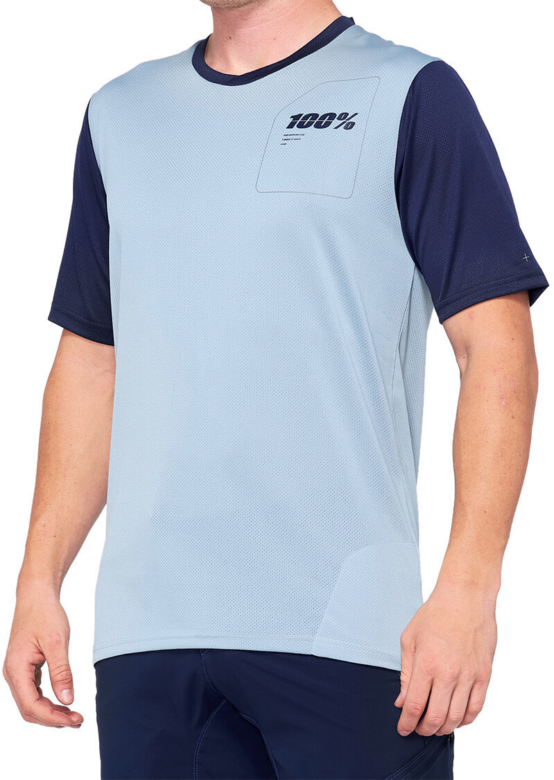 100% Ridecamp Trikot Men light slate/navy