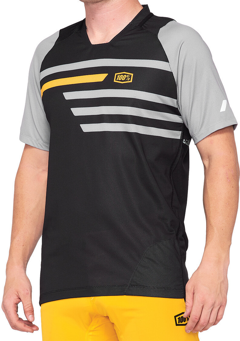 100% Celium Enduro/Trail Trikot Men black/mustard