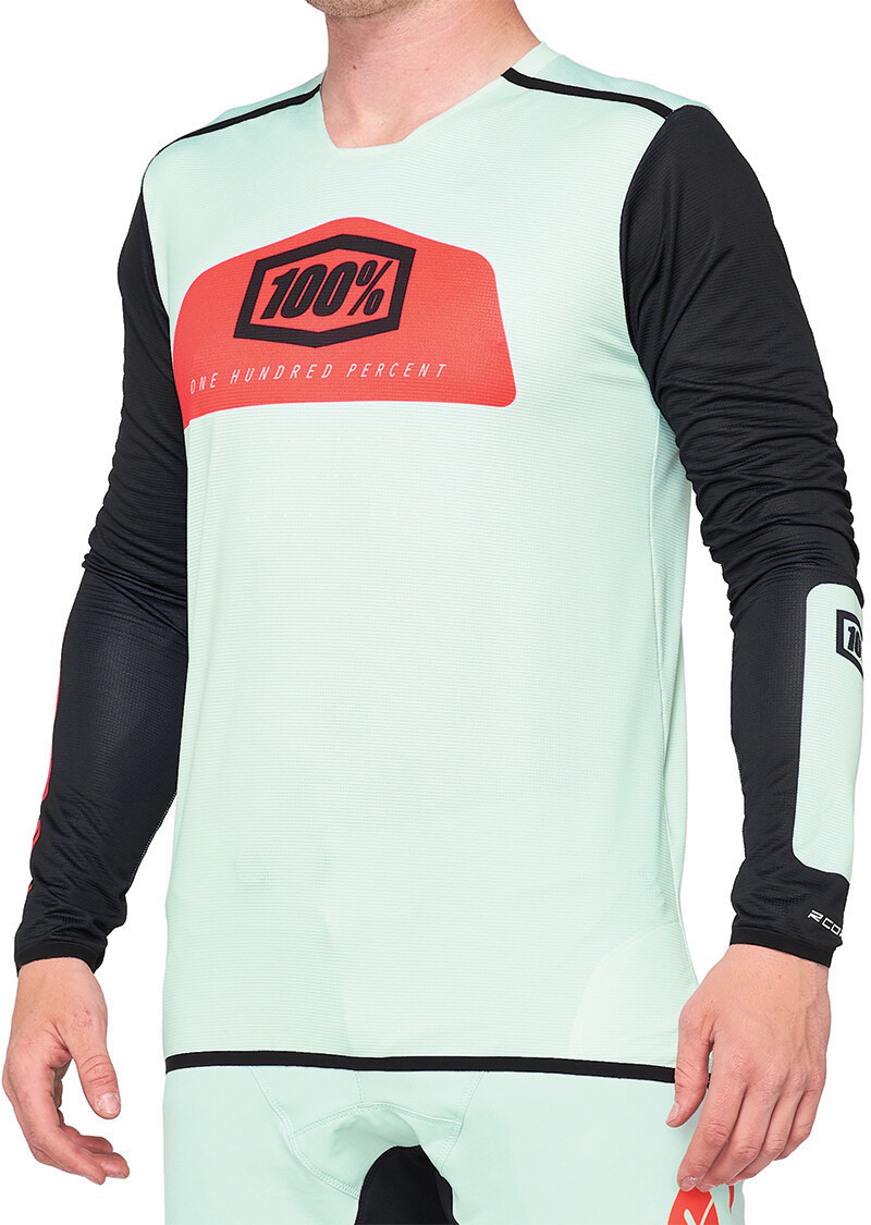 100% R-Core X DH Trikot Men foam/black