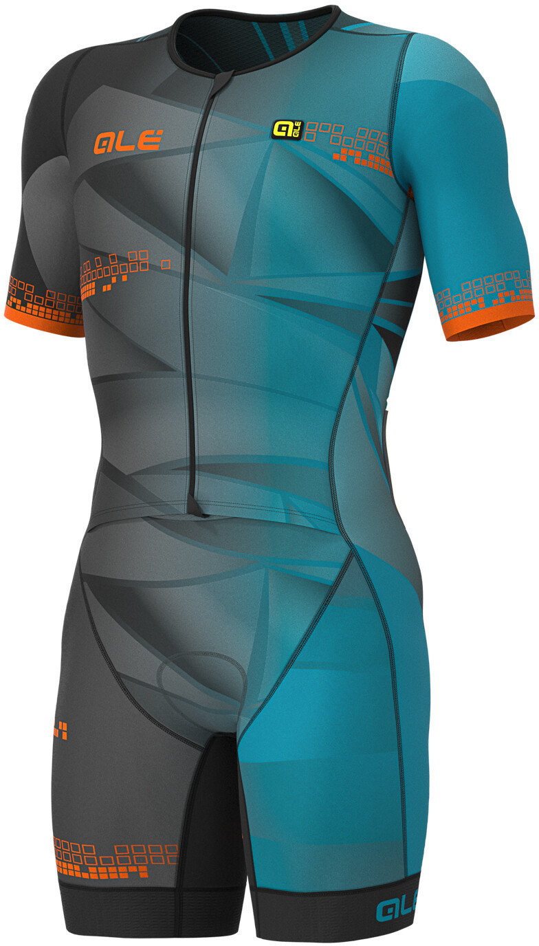 Alé Cycling Triathlon Hawaii Kurzärmliges Ganzkörpertrikot Men ottanio blue