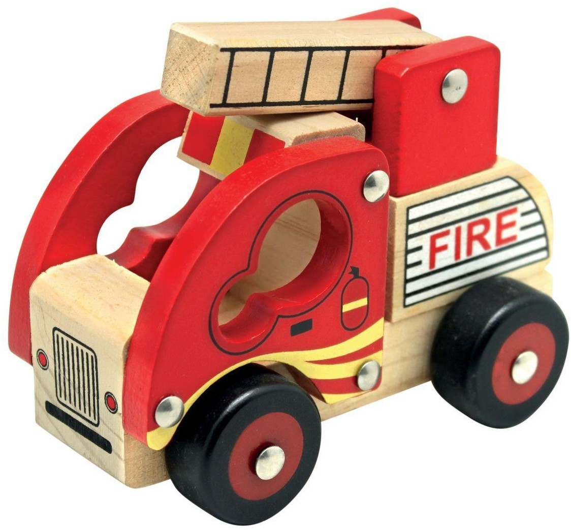 Bino Camion de pompiers en bois (84080)