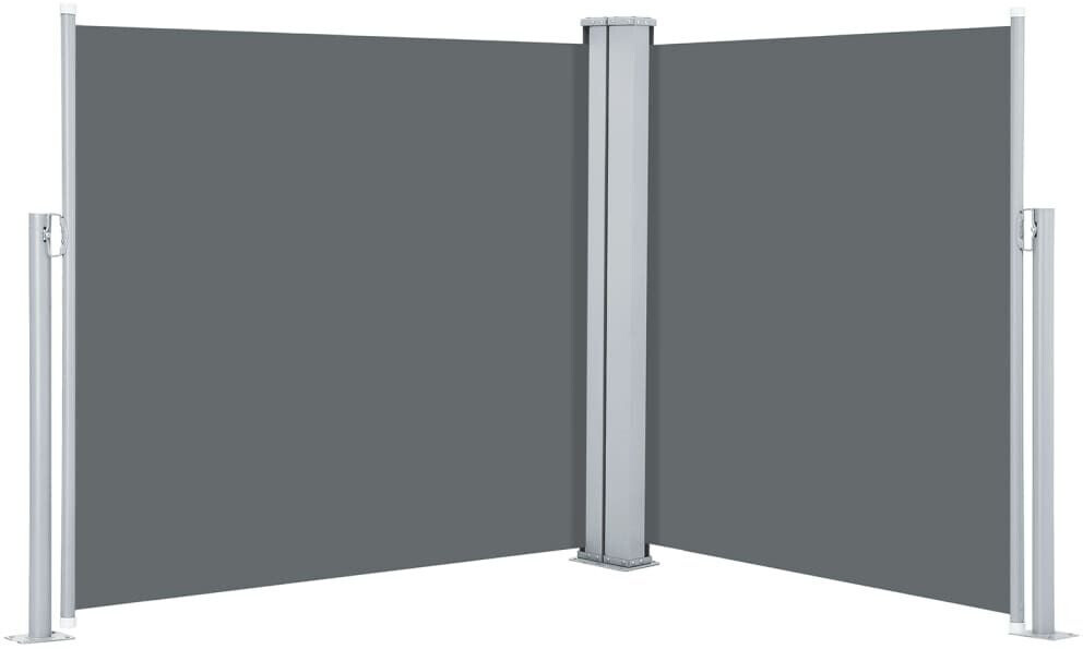 vidaXL Retractable side curtain 120 x 600 cm anthracite