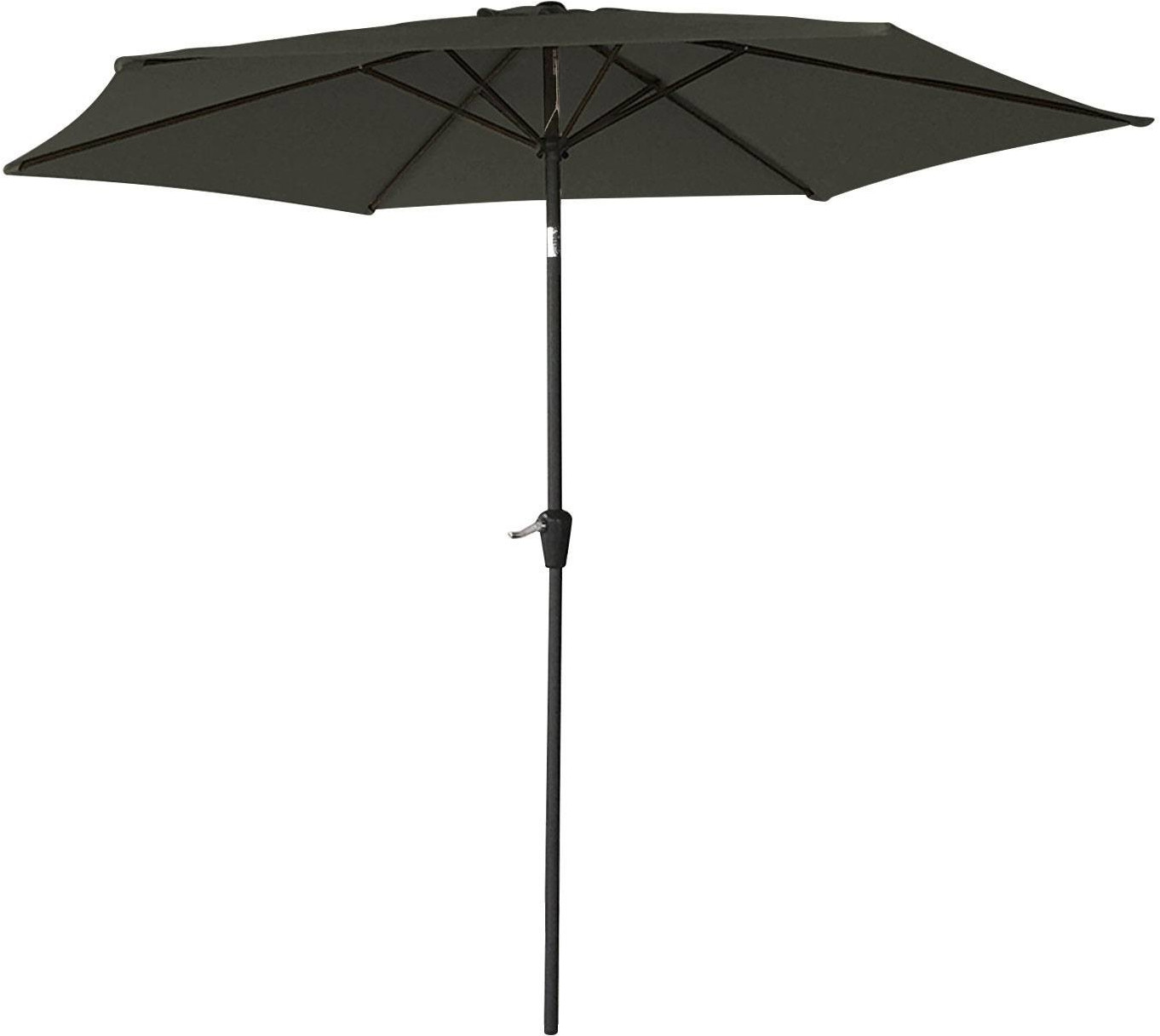 Happy Garden Parasol droit rond 2,7 m Hapuna gris