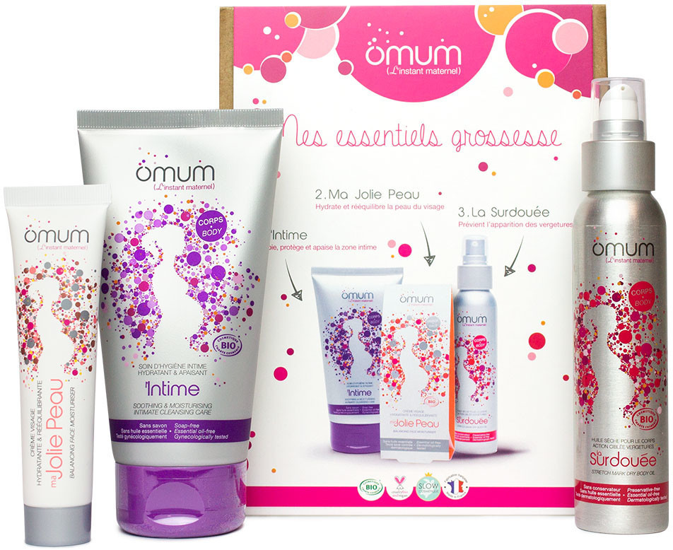 Omum Coffret mes essentiels grossesse (3 pièces)