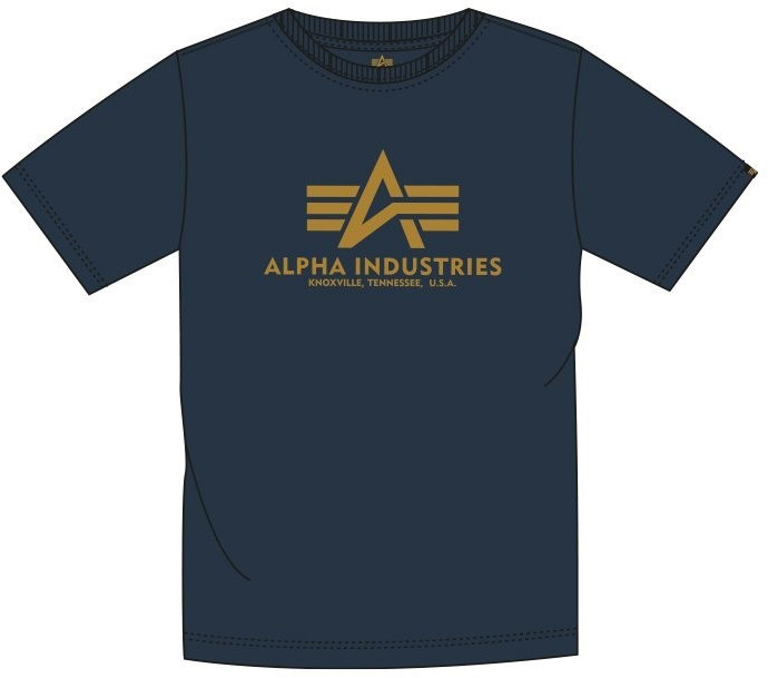 Alpha Industries Basic T-Shirt blue (100501-435)