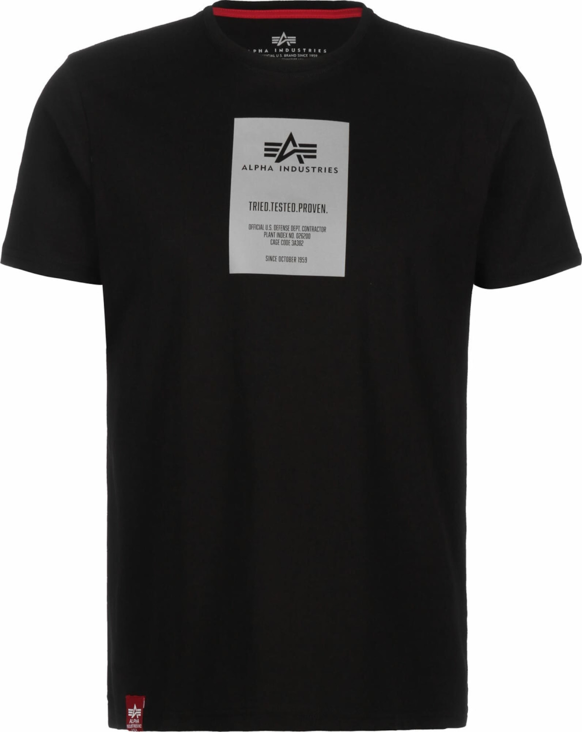 Alpha Industries Reflective Label T-Shirt black (126501-03)