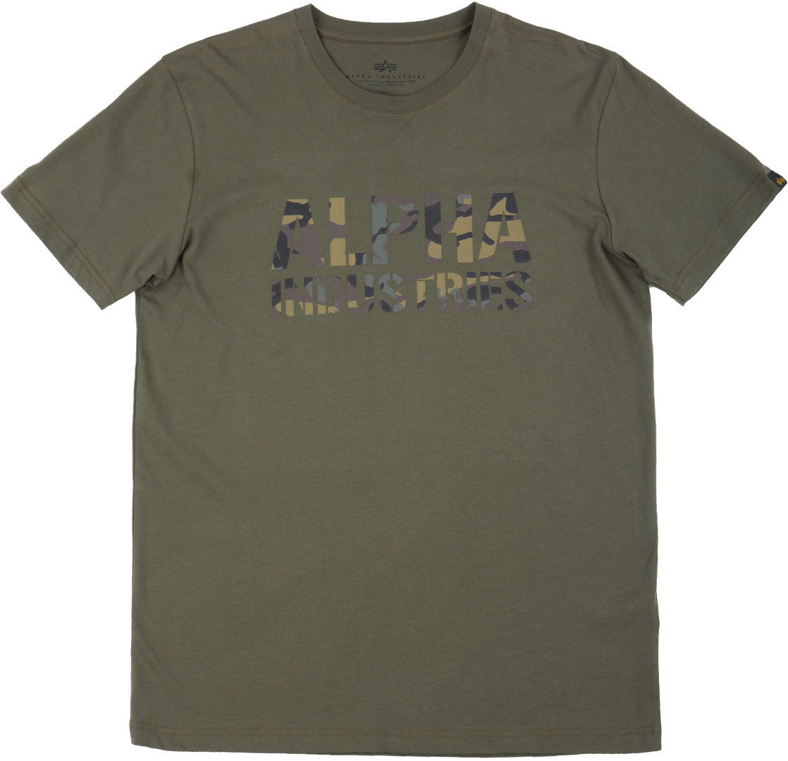 Alpha Industries Camo Print T-Shirt oliv (156513-142)