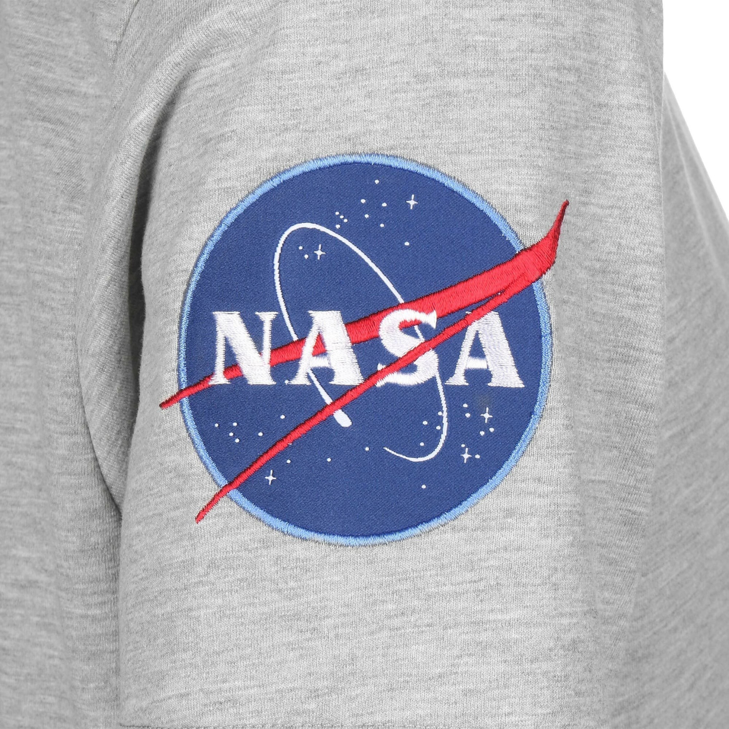 Alpha Industries NASA T-Shirt gray (176506-17)