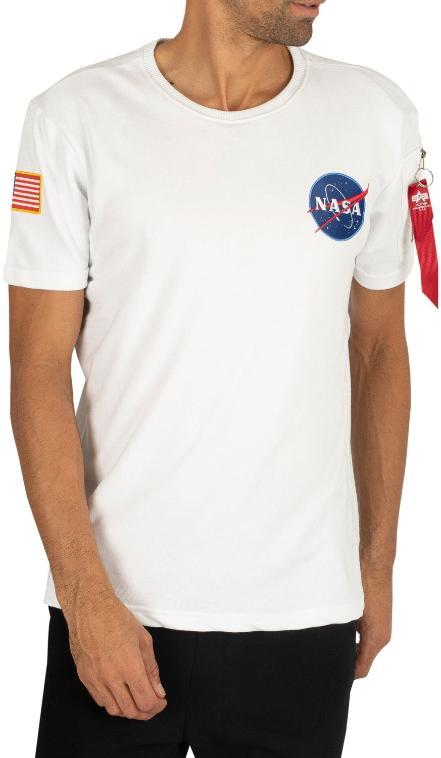 Alpha Industries NASA Heavy T-Shirt white (188502-09)
