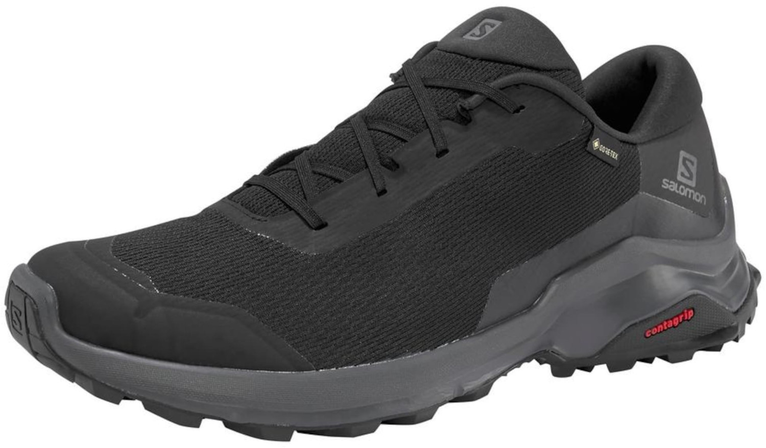 salomon outline gtx mens black phantom magnet
