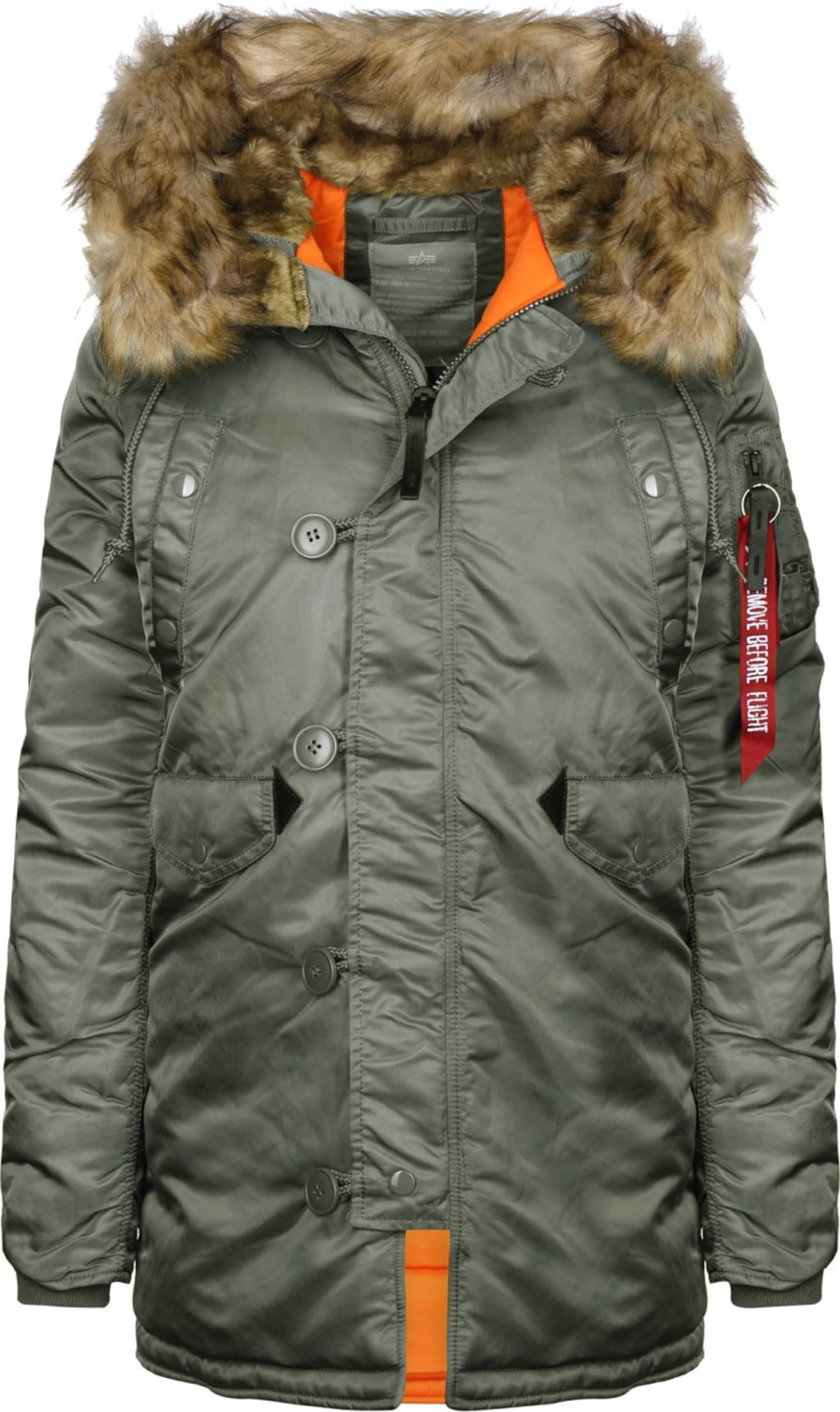 Alpha Industries N3B VF 59 Wmn vintage green