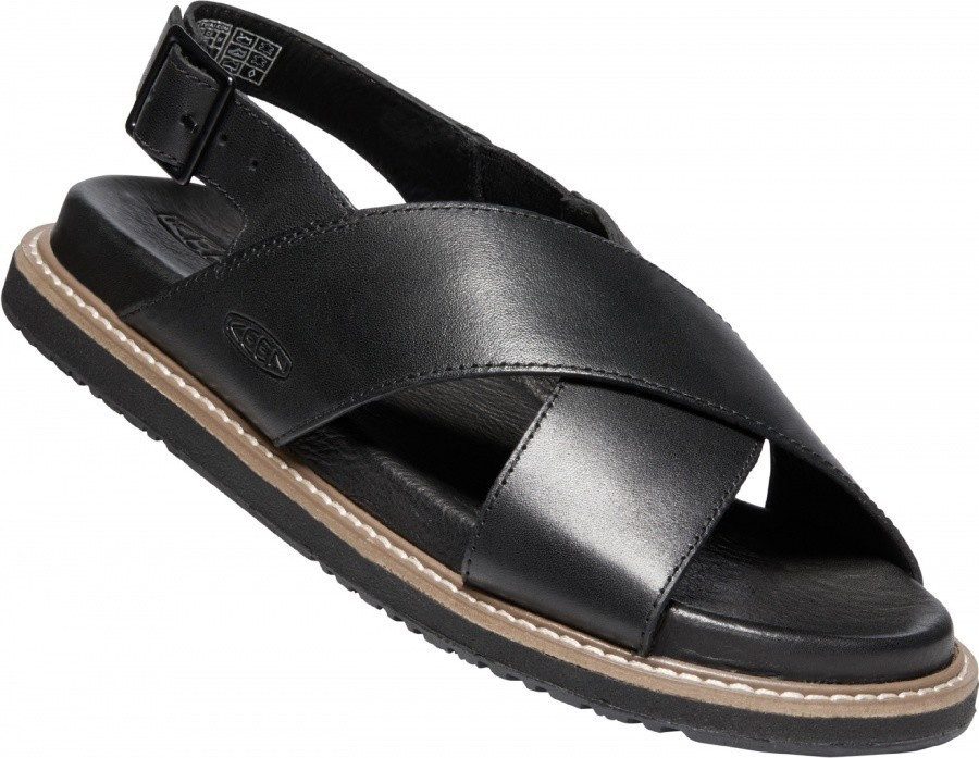 Keen Lana Cross Strap Sandal (1022584) black/black