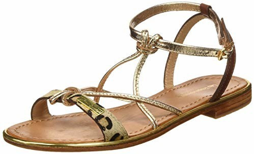 Les Tropéziennes Hirondel Sandals (19025) leopard/gold