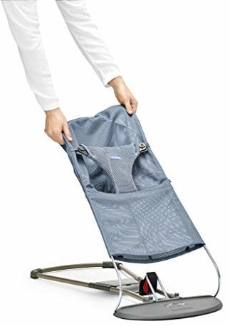 Babybjörn Fabric Seat for Bliss Mesh Baby Bouncer slate blue