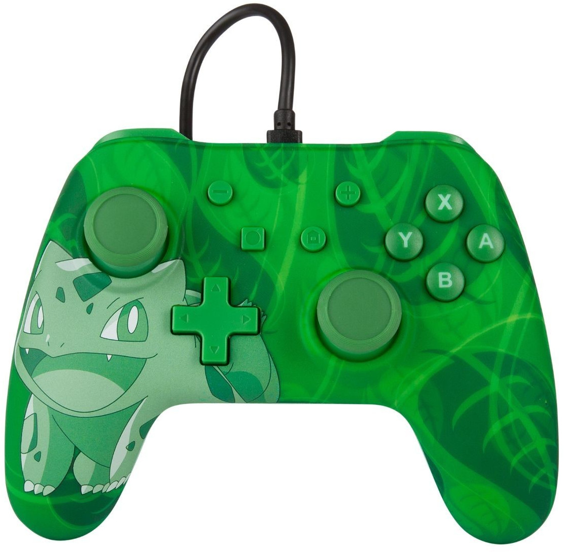 PowerA Nintendo Switch Wired Controller (Pokémon Bulbasaur Overgrow)