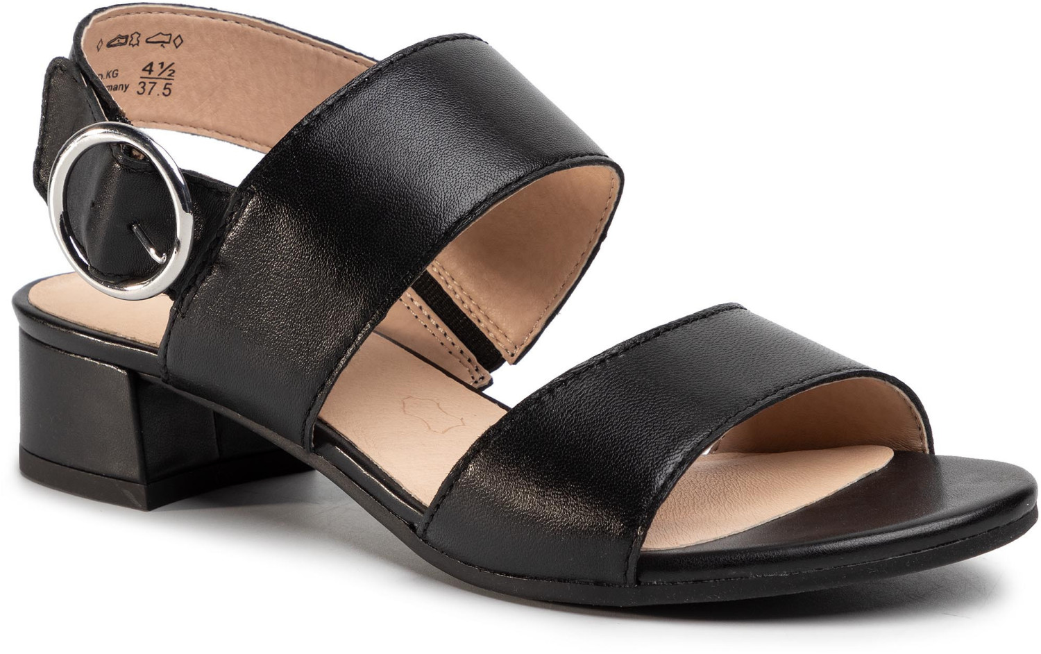 Caprice Ladies Sandals (28202-24) black nappa
