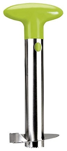 ibili Pineapple cutter 25 cm made of stainless steel / plastic, white / green / silver, 25 x 10 x 10 cm