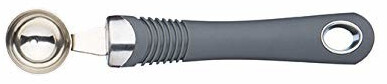 Kitchen Craft KCSGMB professional stainless steel ball cutter, 18 cm (17.8 cm), stainless steel, silver-colored / gray, 16.6 x 3 x 1.5 cm