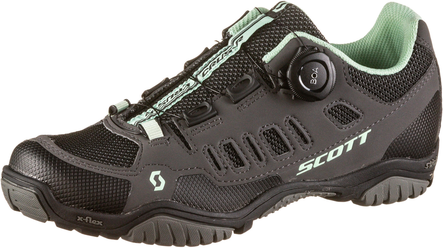 Scott W Crus-R Boa (dark grey/mint green)