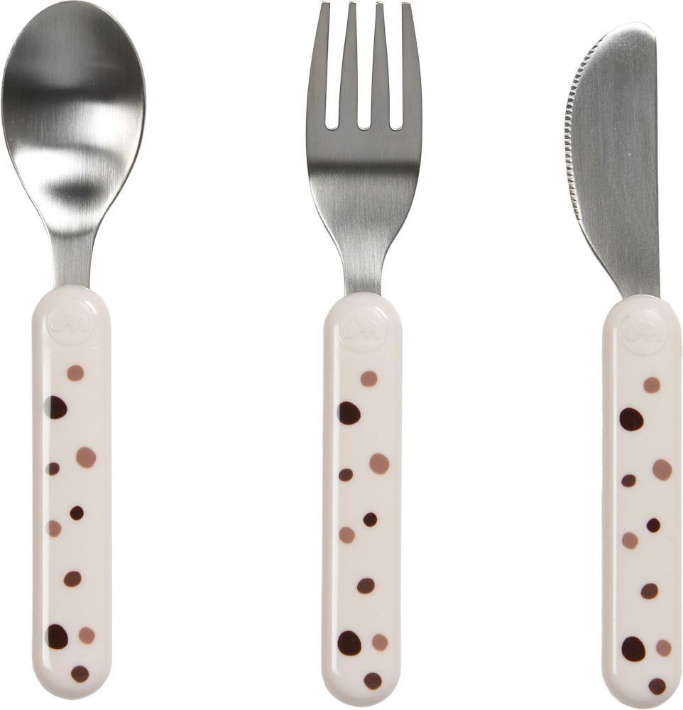 Done by Deer Cutlery Set Dreamy dots powder