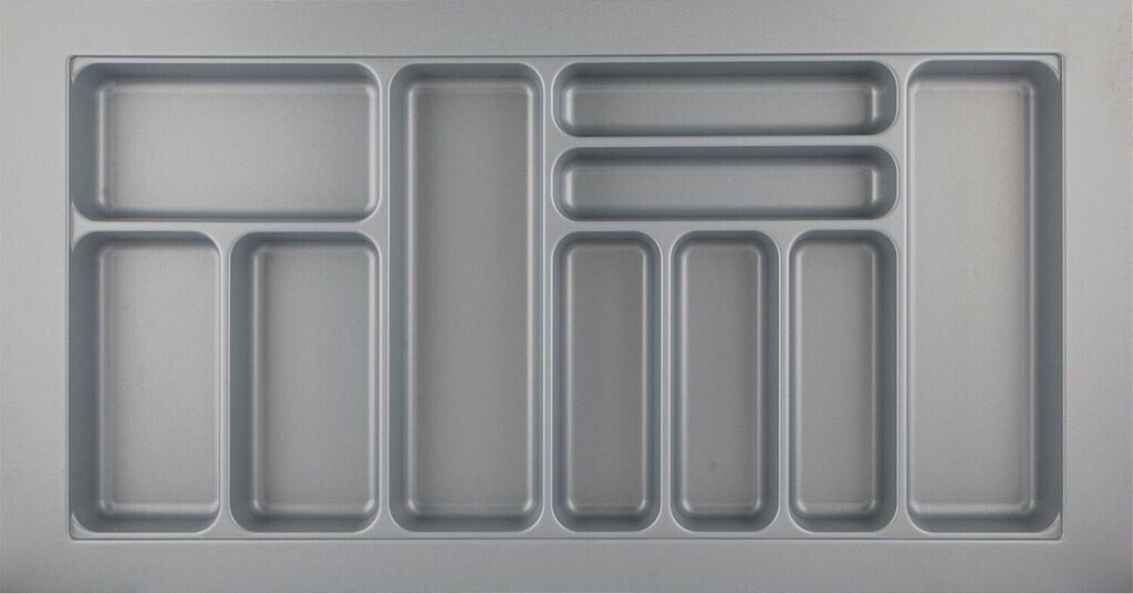 Hettich Cutlery Organiser Orga Box Atira Orga Tray 440 silvergrey L 1000 x W 520 x H 55 mm