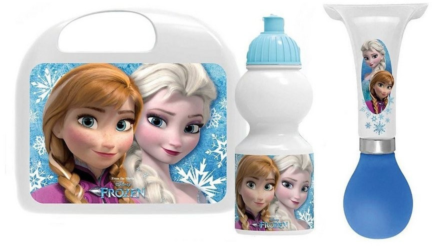 Stamp The Icequeen Lunch Box Bottle and Horn