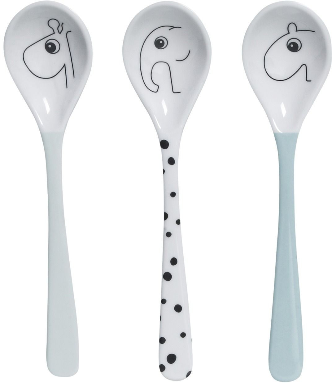 Done by Deer Spoon 3 pcs Happy dots blue